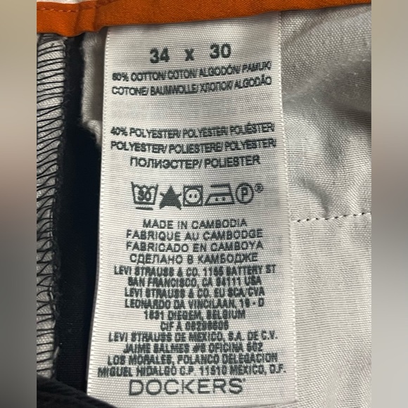 Black, Dockers D1 easy khaki. - Picture 3 of 4